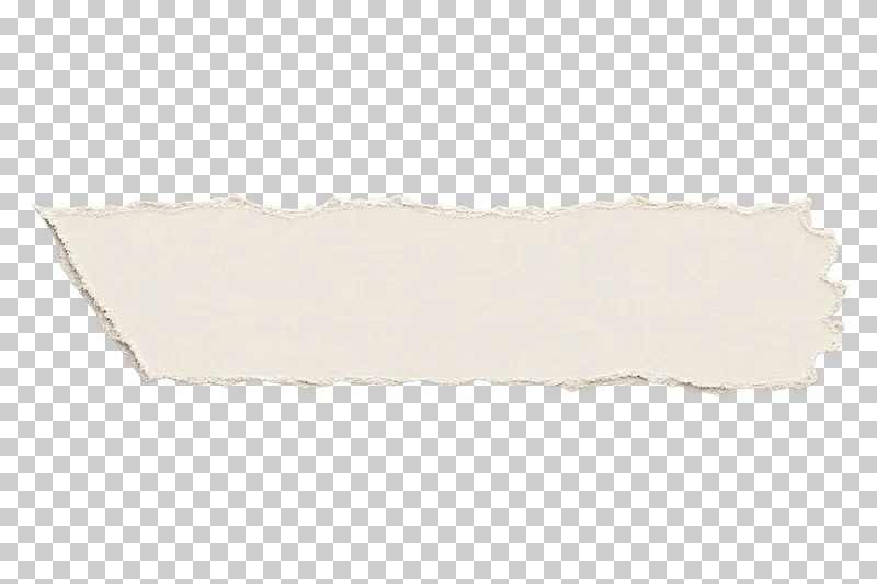 Blank wide torn paper headline strip with uneven ends.