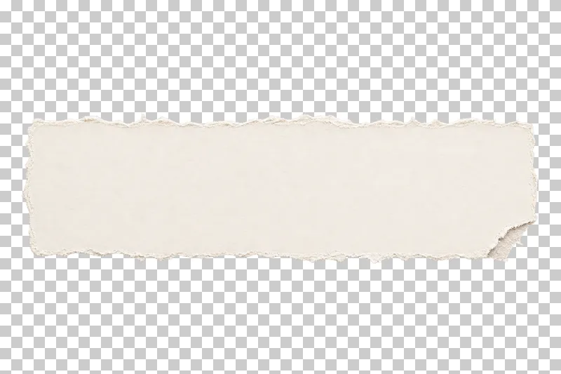Blank horizontal torn paper headline panel with a torn corner.