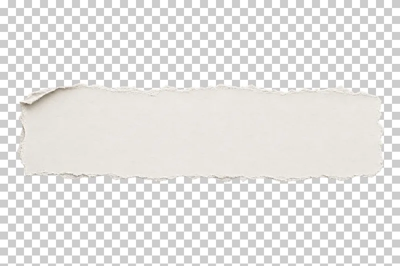 Blank wide torn paper headline panel with a subtle fold near the edge.