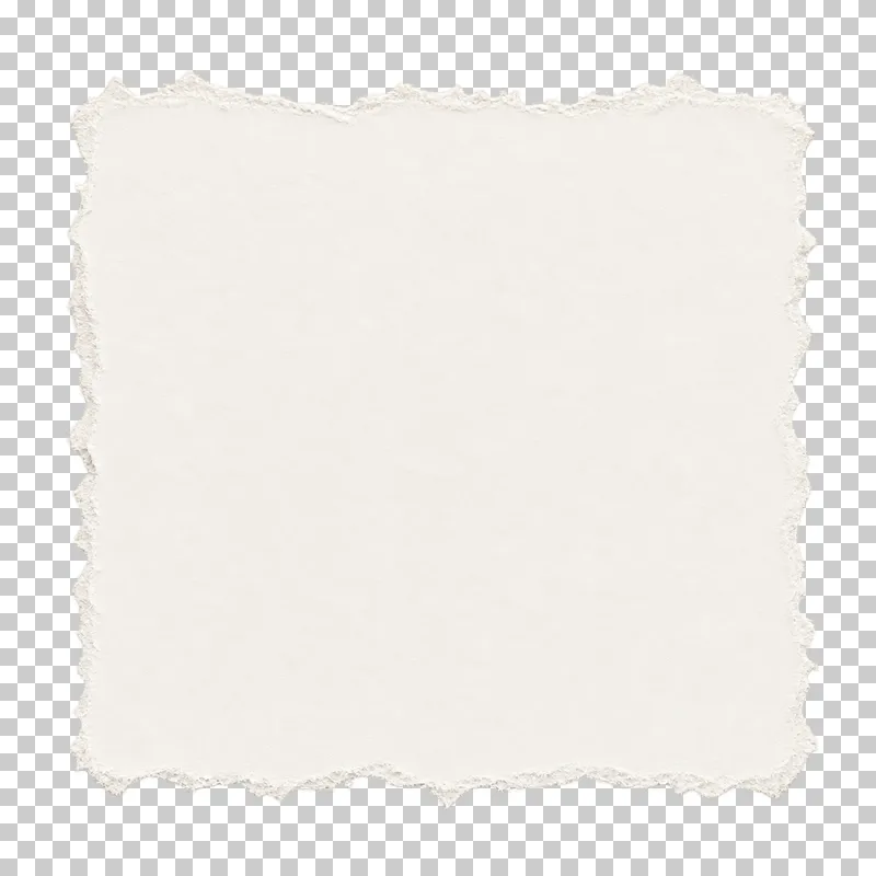 Blank square torn paper panel for a quotation.