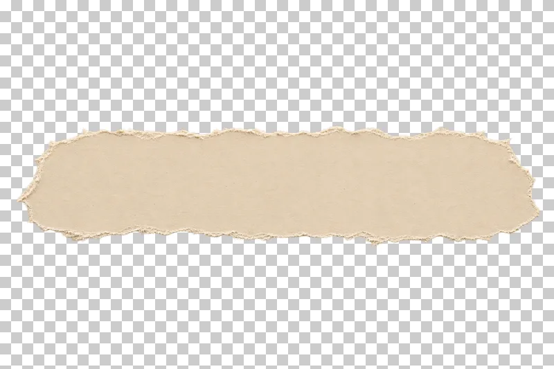 Blank compact torn paper caption strip for a date.