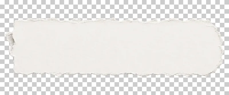 Blank torn paper caption panel with room for two lines.