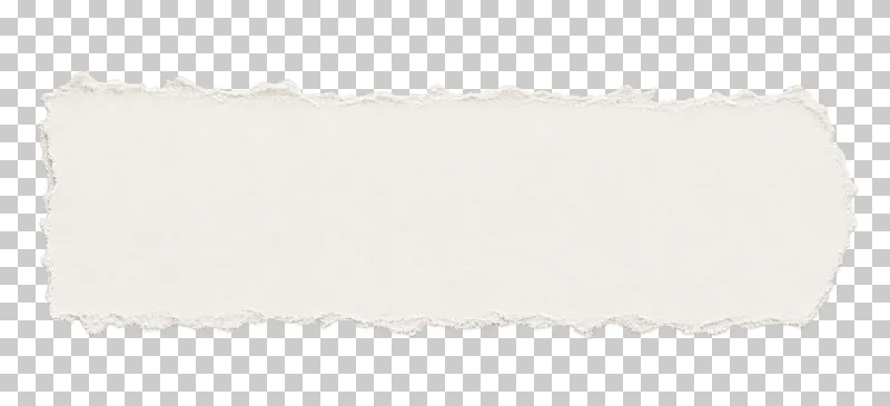 Blank compact torn paper panel for a short call to action.
