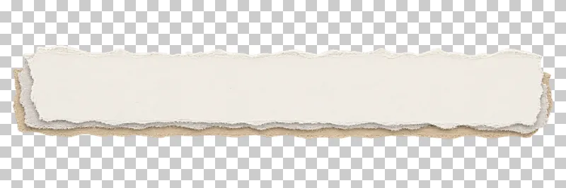 Three gently offset narrow torn paper layers with a blank face for a long headline.