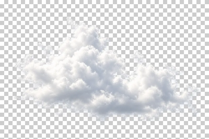 A white cloud with gently frayed edges and fine translucent strands.