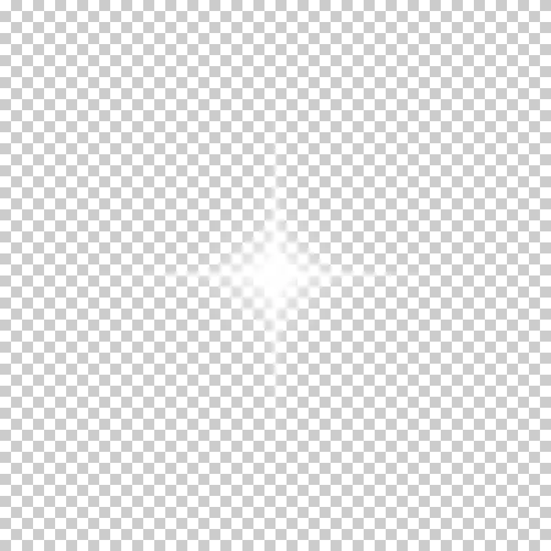White four-ray photographic cross flare with a bright center and fine tapered rays.