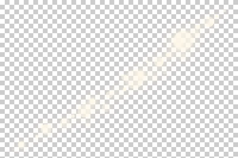 Diagonal band of soft champagne bokeh lights on a transparent canvas.