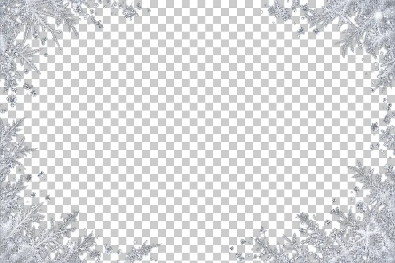 Open irregular ice crystal border around a fully transparent center.