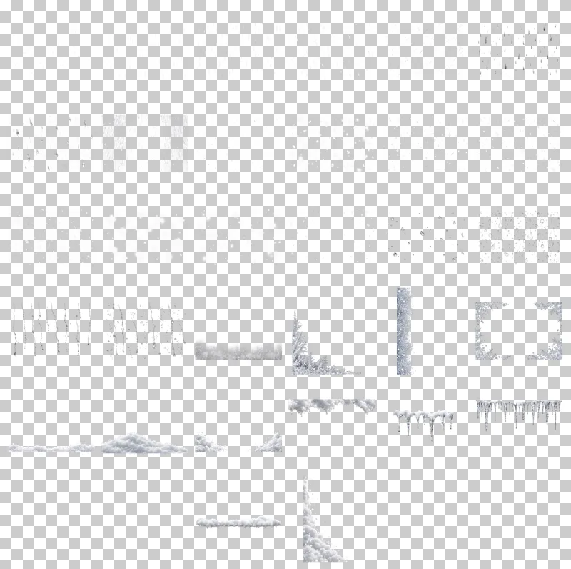 Rain and Snow Overlays PNG Collection: all 32 elements in one grid
