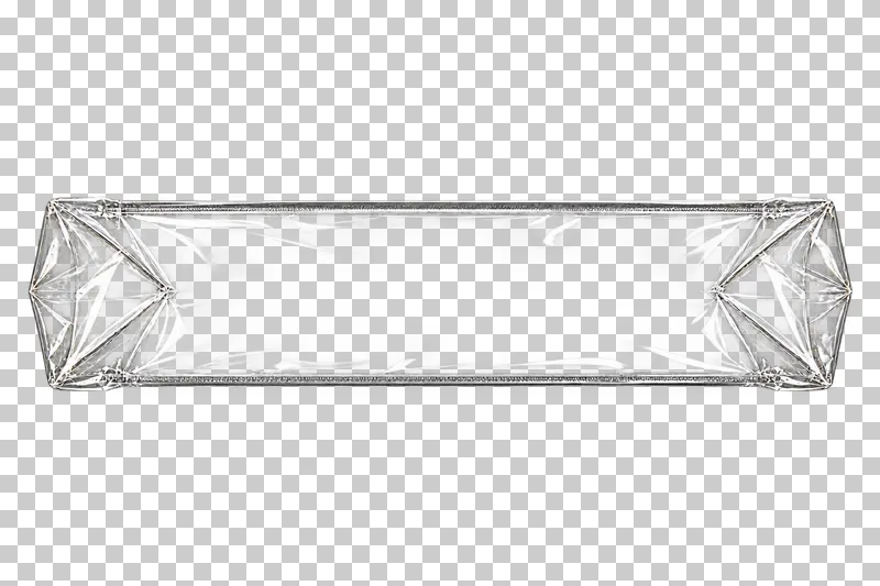 A clear bottom-gusset panel with diagonal corner pleats and continuous welds.