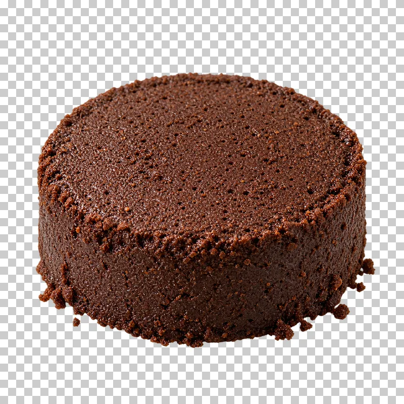 A damp compacted used espresso coffee puck.