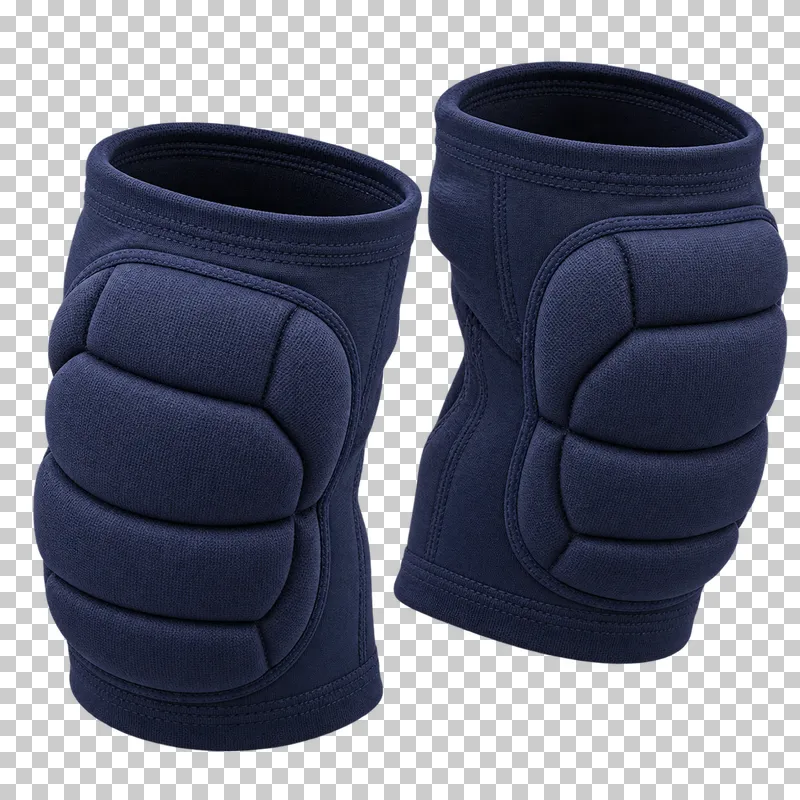 A pair of padded volleyball knee pads.