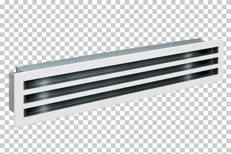 Linear slot air diffuser.
