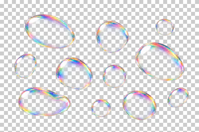 A sparse panoramic scatter of varied round, oval and deformed soap bubbles.
