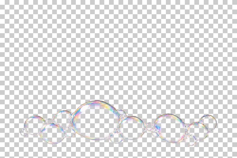 A shallow lower band of clear soap bubbles beneath open transparent space.