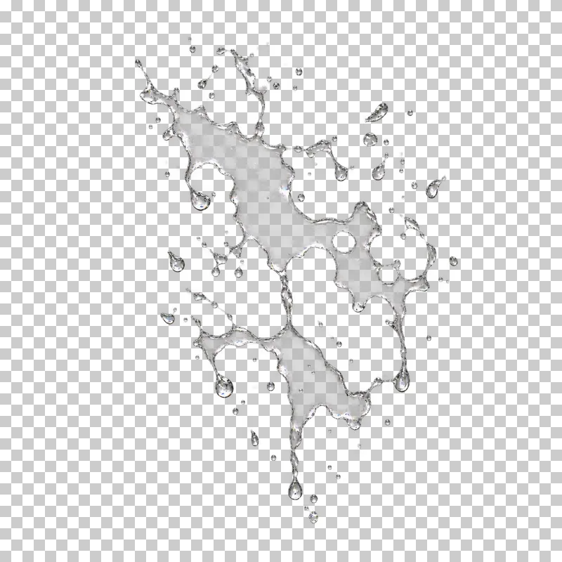 A thin irregular patch of linked liquid islands has fully open dry holes and isolated beads.
