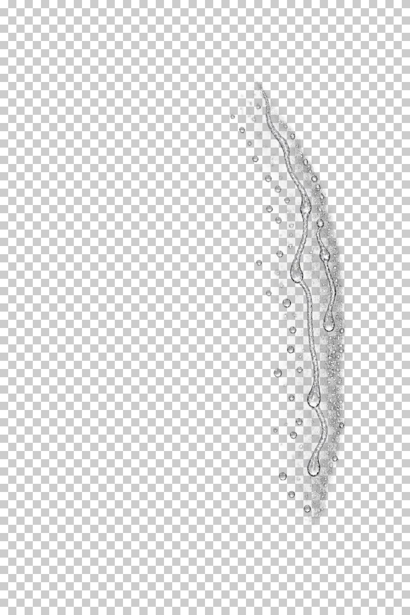 An uneven vertical wet margin combines tiny adhered beads with two continuous draining paths and an inward dry boundary.