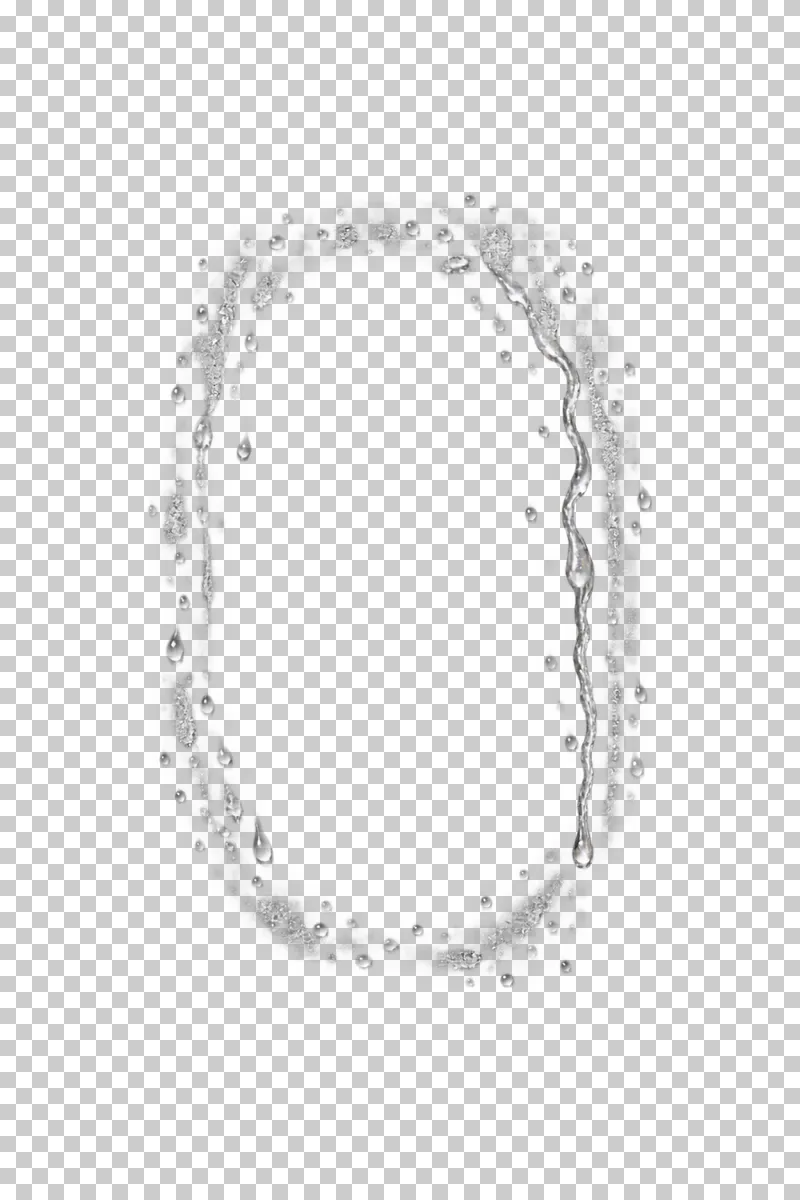 An irregular upright moisture surround leaves a clear opening, with fine dew and a heavier runoff on one side.