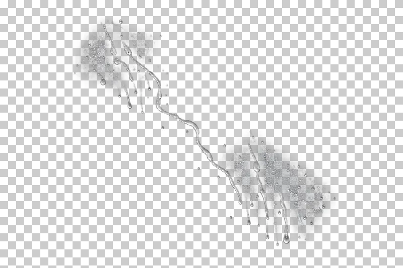 Two unequal localized condensation banks and one thin curving runoff leave large clear areas around a diagonal route.