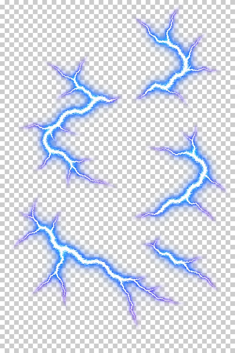 Separate oblique electrical arcs arranged as a loose wrap with open gaps.