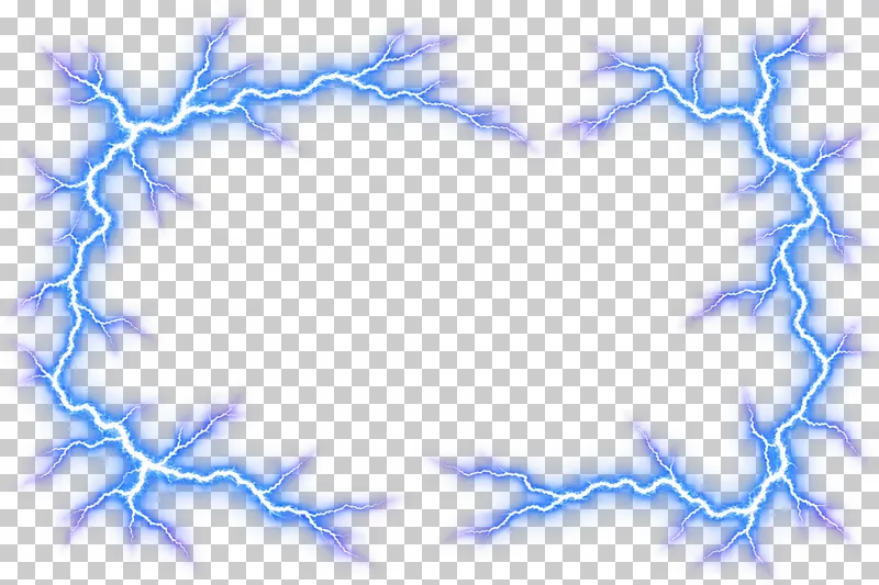 An uneven electrical perimeter with two breaks and a broad clear center.